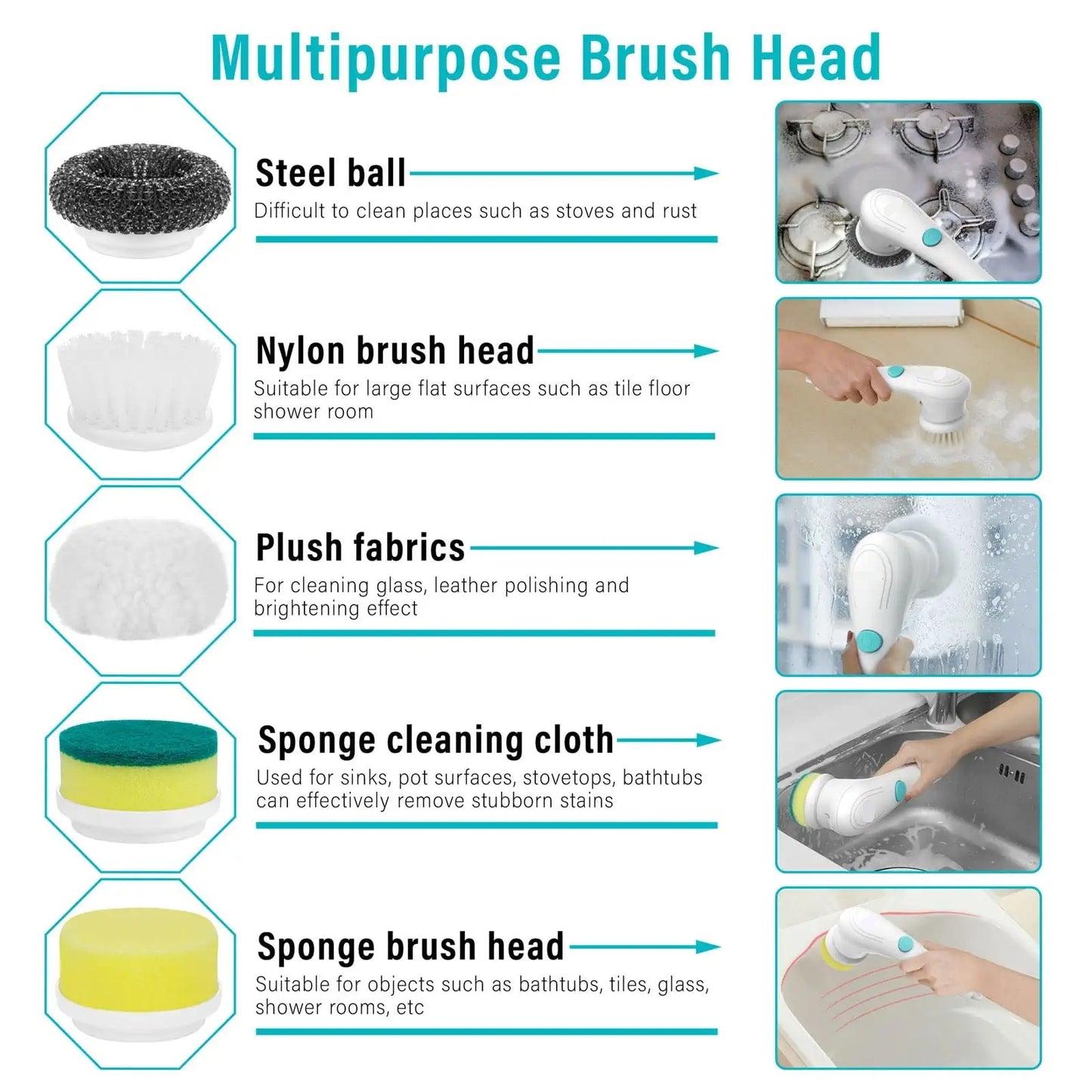 Electric Scrubber Brush